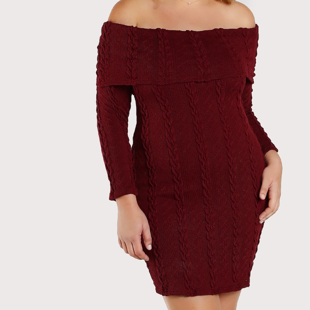 Plus Size Candace Ribbed Knit Bodycon